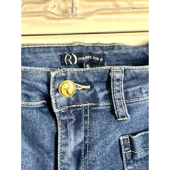 High Rise Cropped Wide Legged, Our Republic For All Jeans, Women's Size 10 - Picture 3 of 9